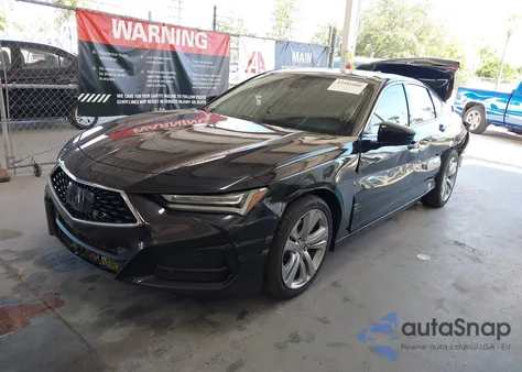 2021 Acura Tlx Technology Package из США, поврежденный, VIN 19UUB5F4XMA002133